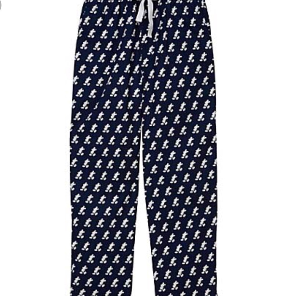 Small Mickey Mouse navy blue pajama bottoms
